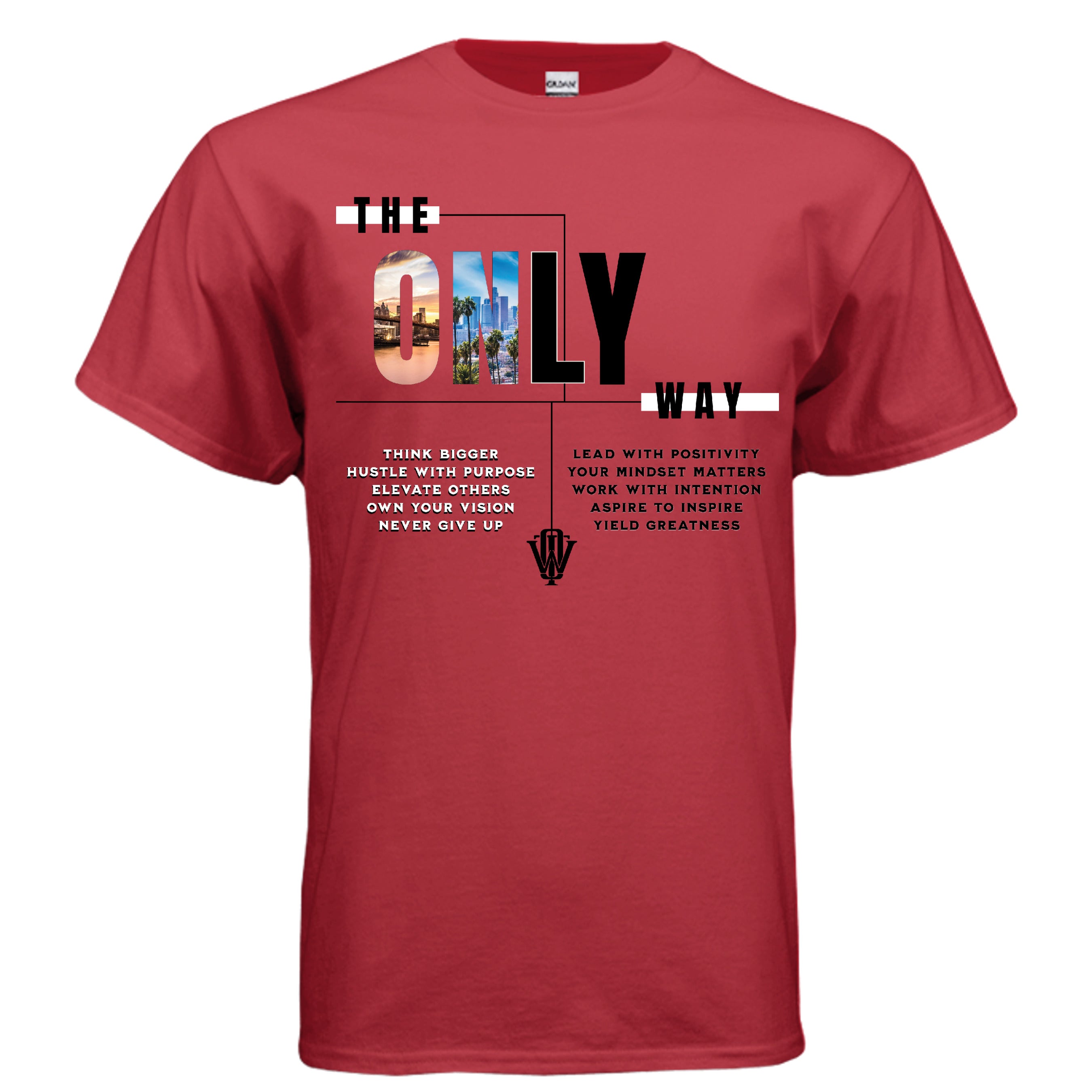 Build Greatness Daily positive mindset apparel graphic Tee