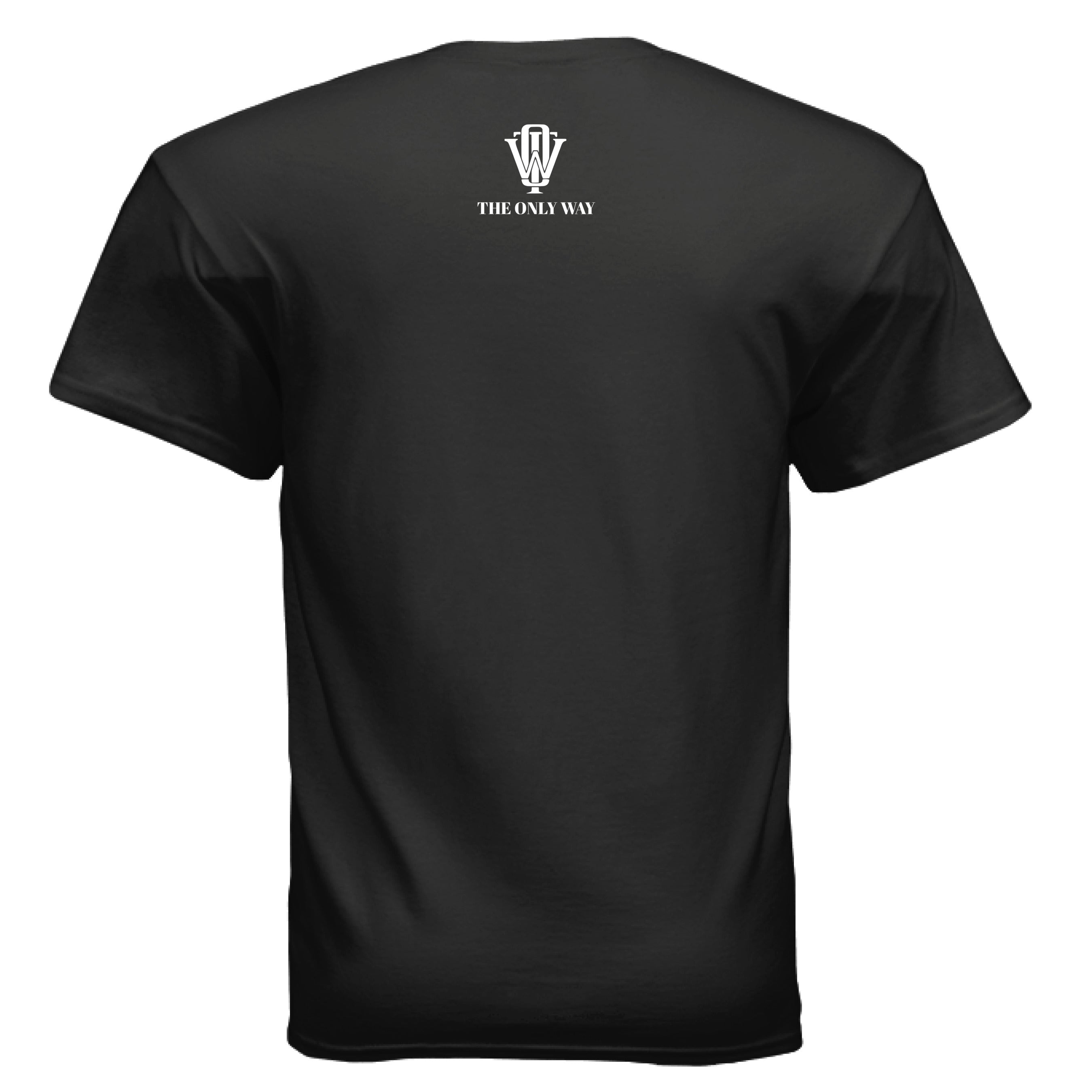 THE ONLY WAY premium Positive Mindset Apparel graphic tee