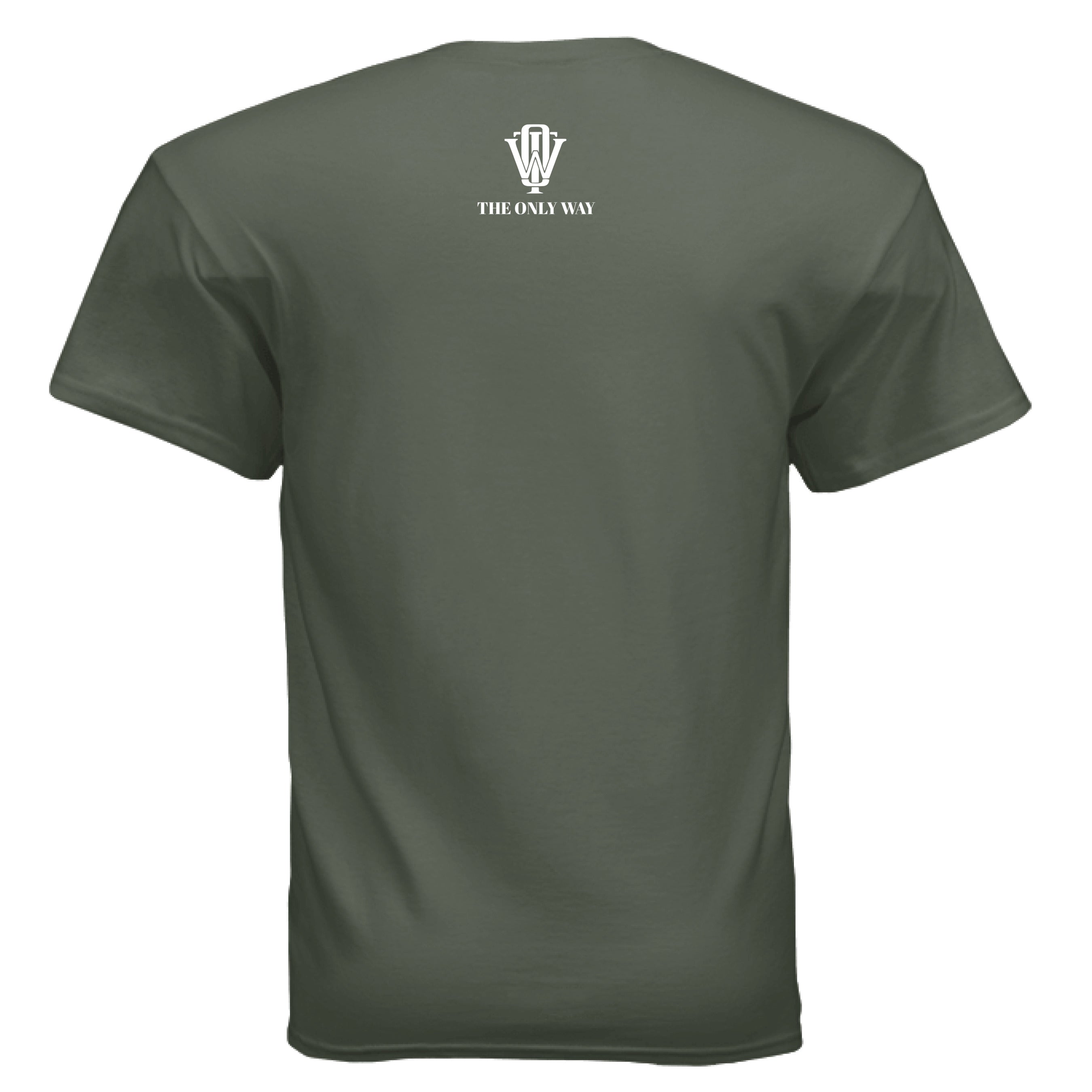 THE ONLY WAY premium Positive Mindset Apparel graphic tee