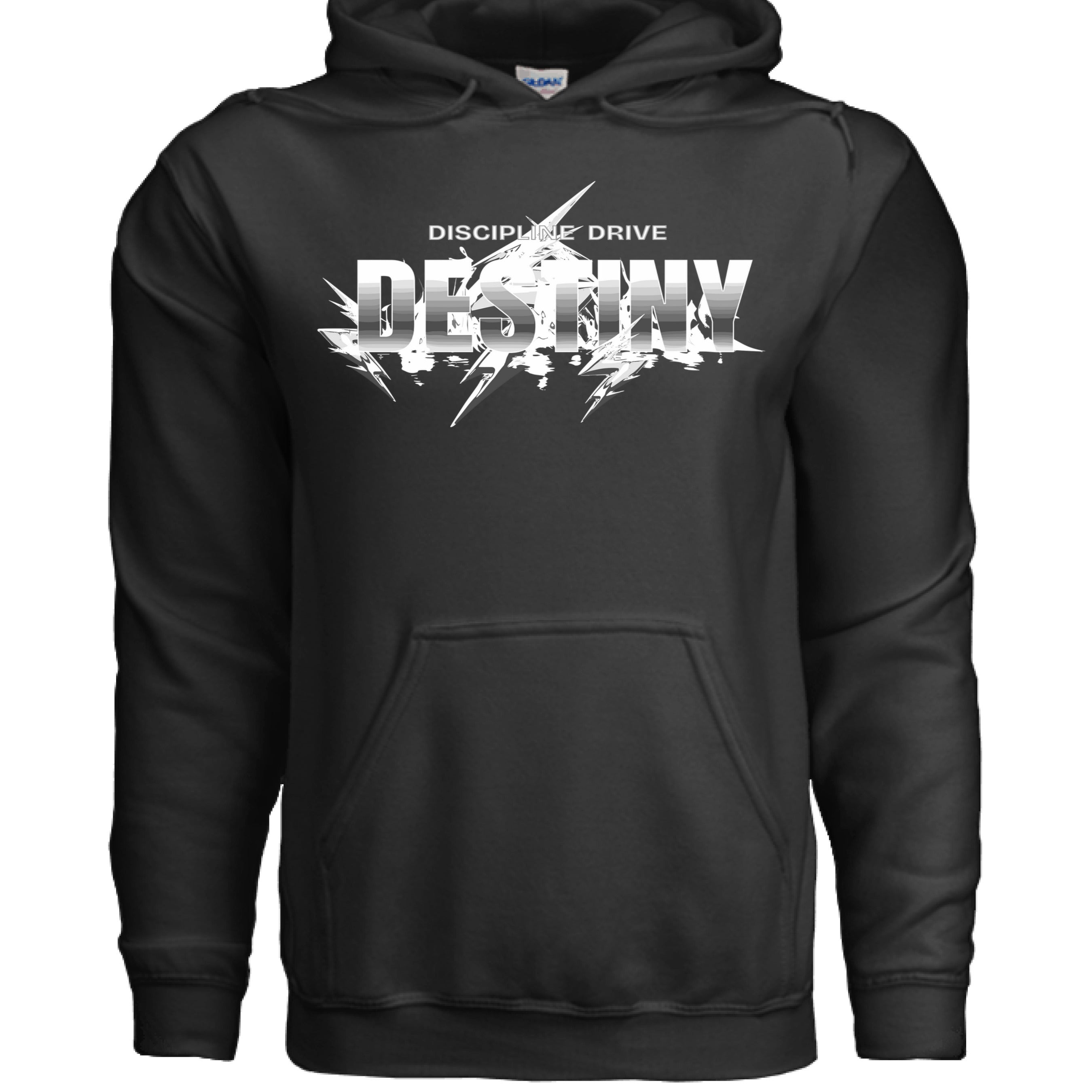 Discipline Drive Destiny graphic hoodie