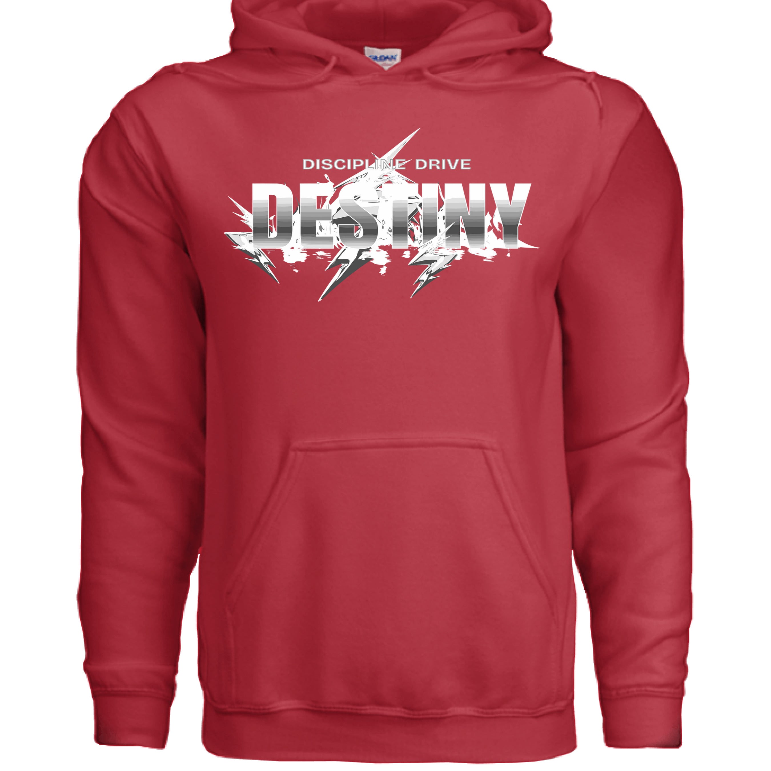 Discipline Drive Destiny graphic hoodie