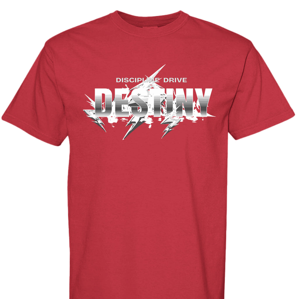 THE ONLY WAY premium Discipline Drive Destiny graphic tee